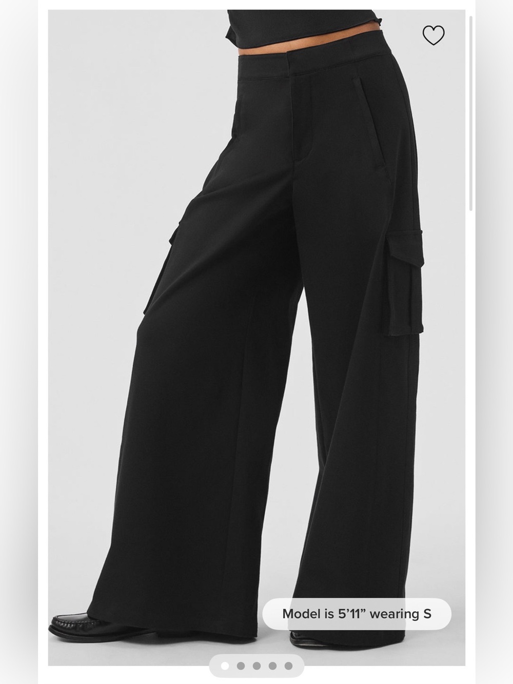 BNWT ALO Yoga Show-Off Wide Leg Trouser in Regular length